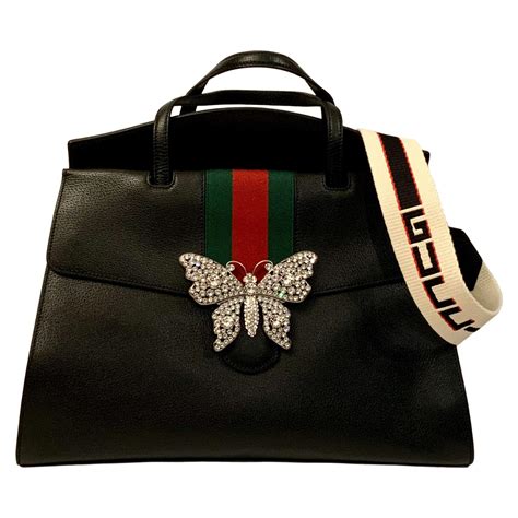 gucci bags with butterfly|gucci canvas crossbody bag.